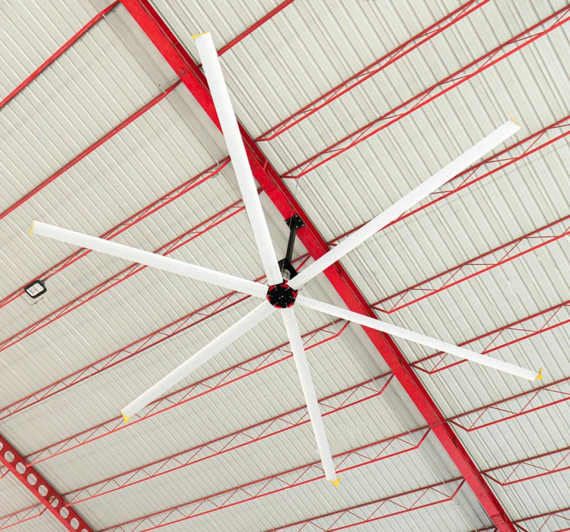 Improved Worker Productivity with HVLS Fans
