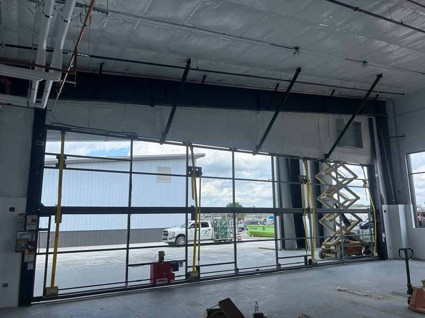 Hangar door preventative maintenance inspection