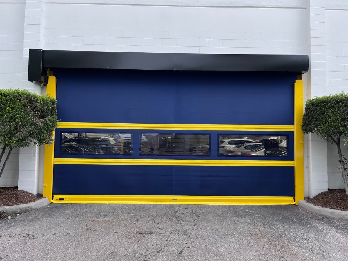 energy efficient high speed door