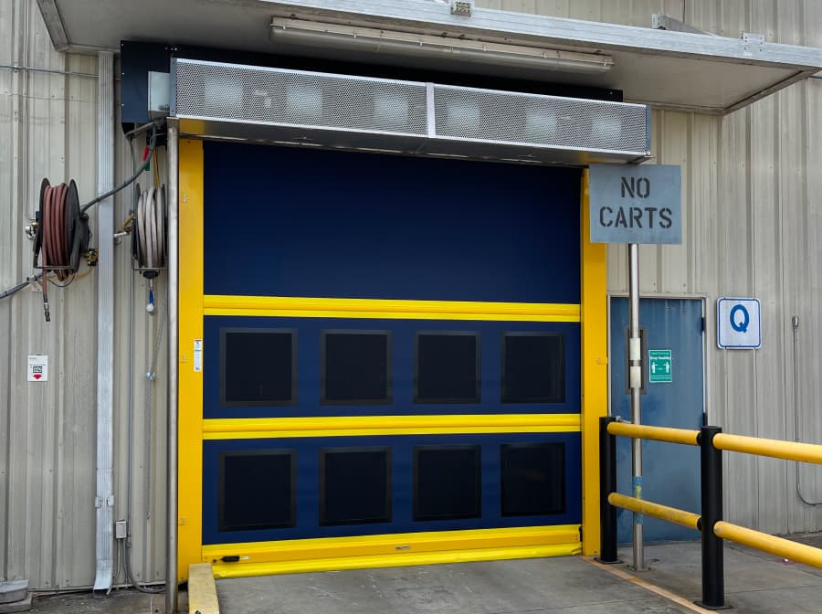 customizable high speed door features