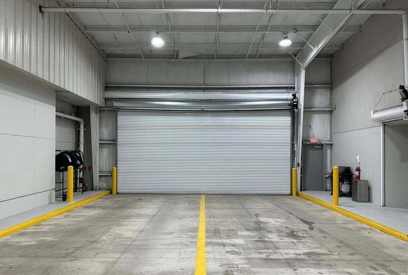 Commercial garage door spring inspection