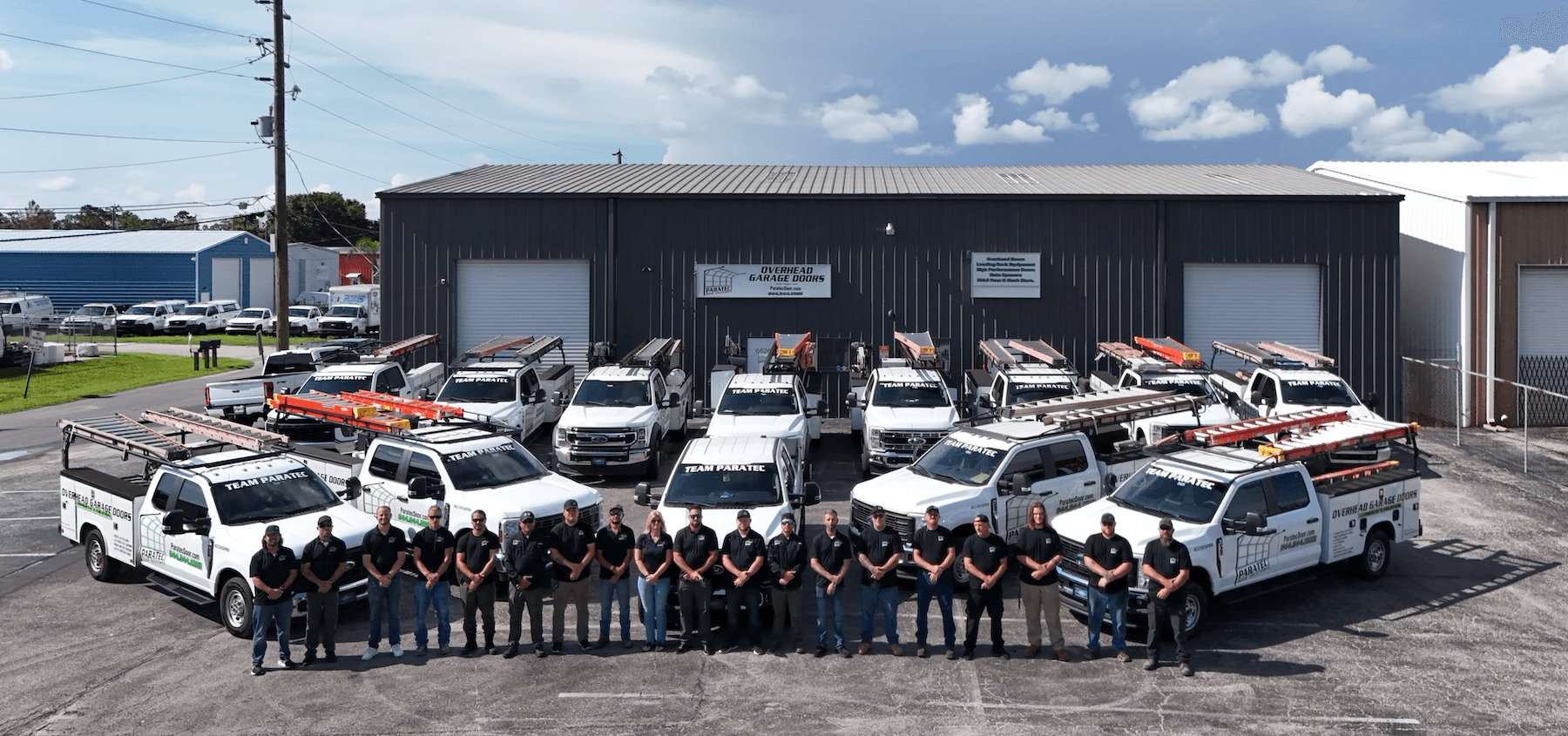 Professional commercial garage door installation by certified technicians