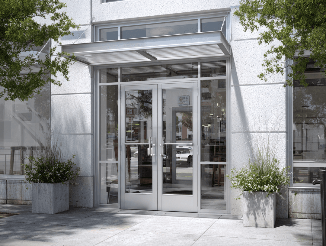 aluminum storefront doors