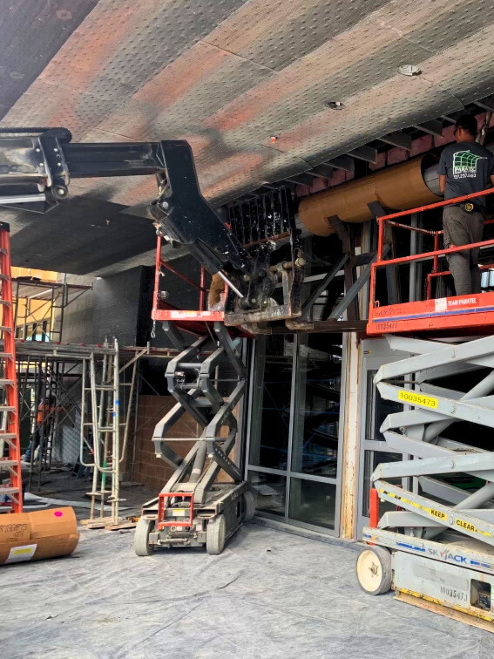 Garage door spring repair